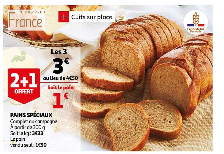 pains spéciaux