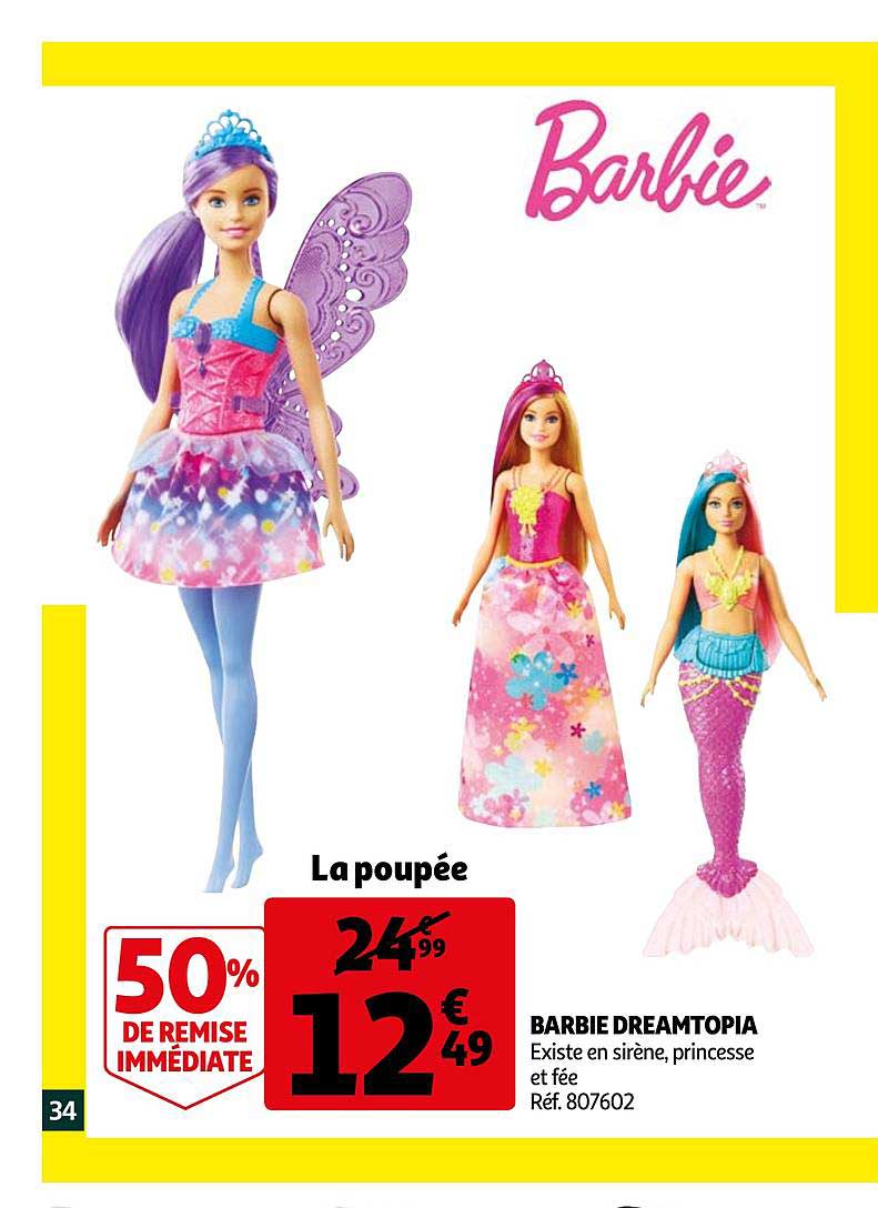 Poupée Barbie Dreamtopia