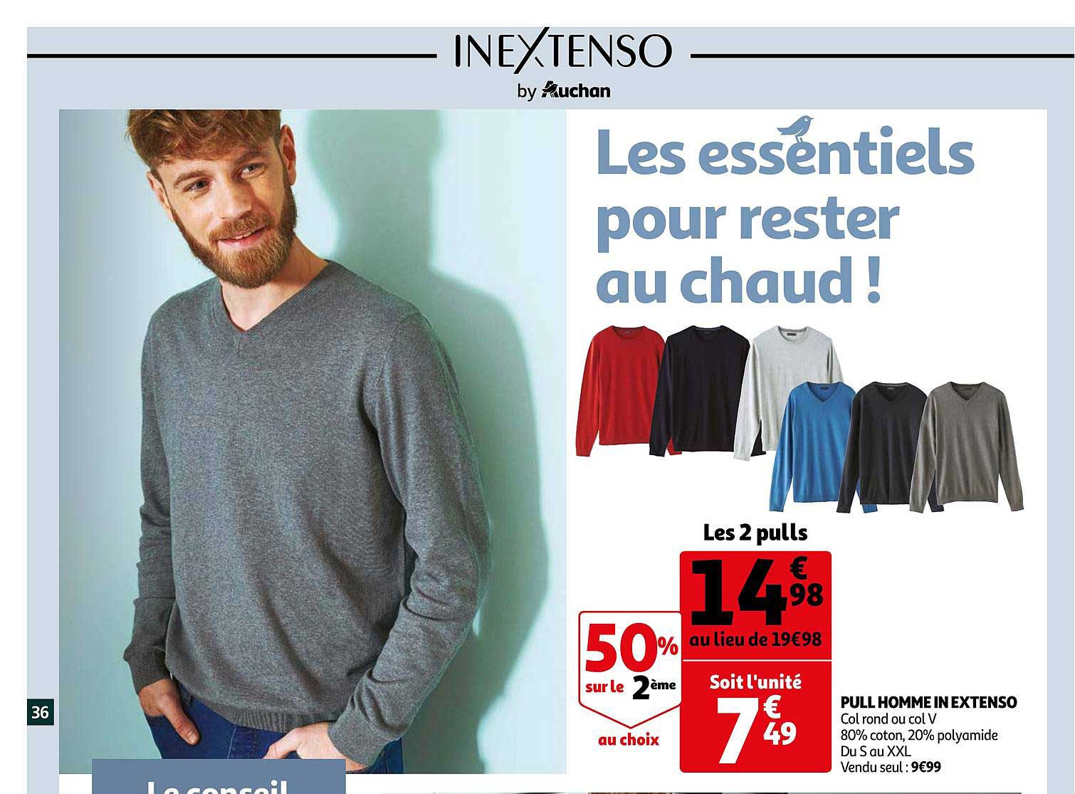 pull homme in extenso