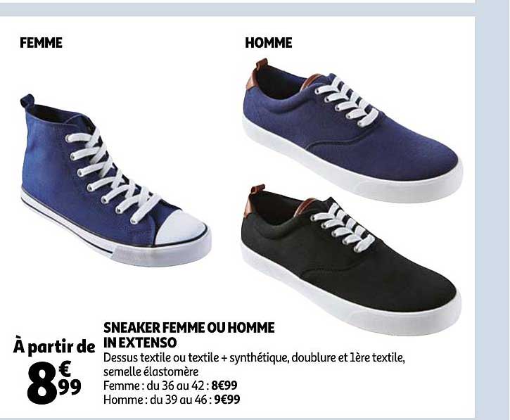 Sneaker Femme Ou Homme In Extenso