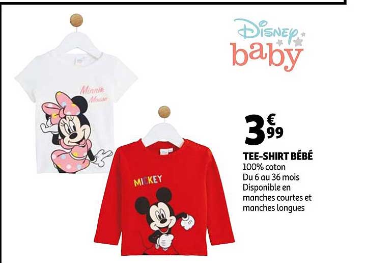 tee-shirt bébé disney baby