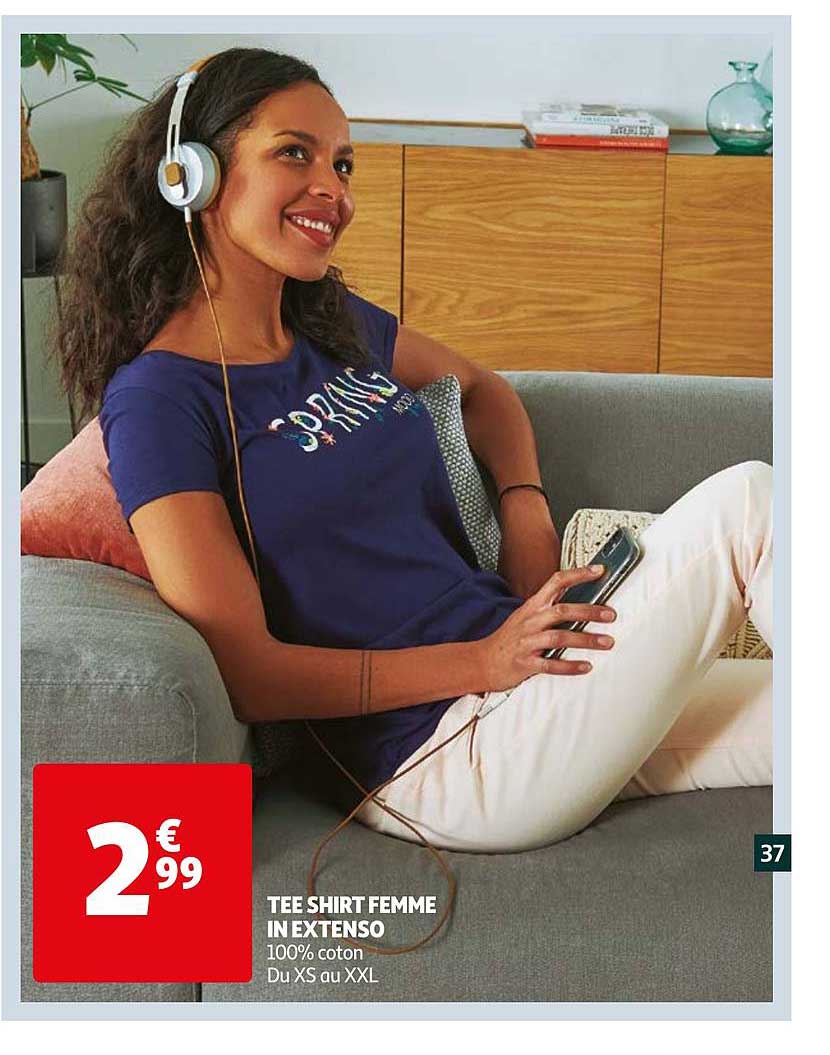tee shirt femme in extenso