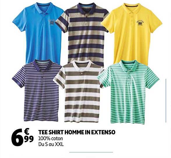 tee shirt homme in extenso