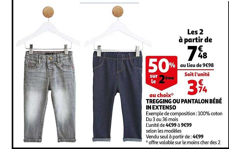tregging ou pantalon bébé in extenso