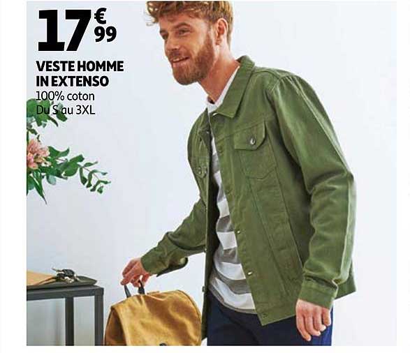 veste homme in extenso