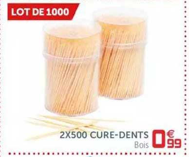 2x500 cure-dents