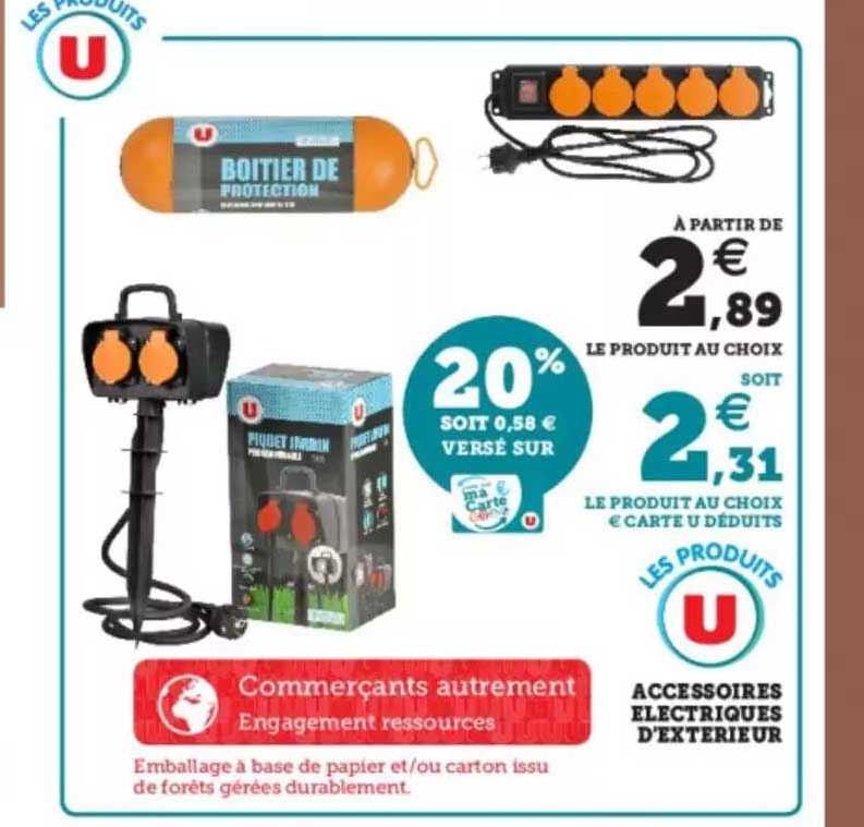 accessoires électriques d'extérieur