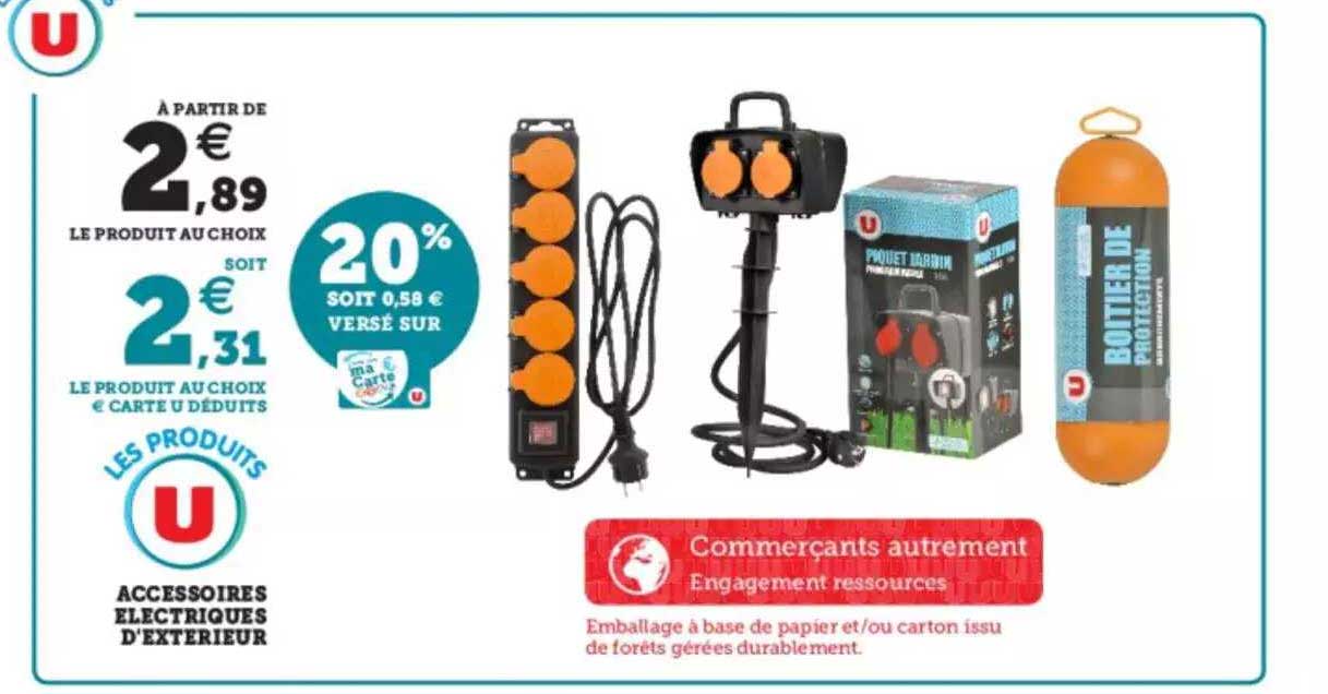 accessoires électriques d'extérieur