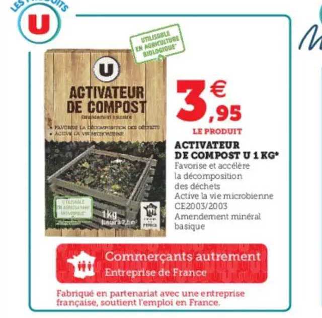 activateur de compost u 1 kg