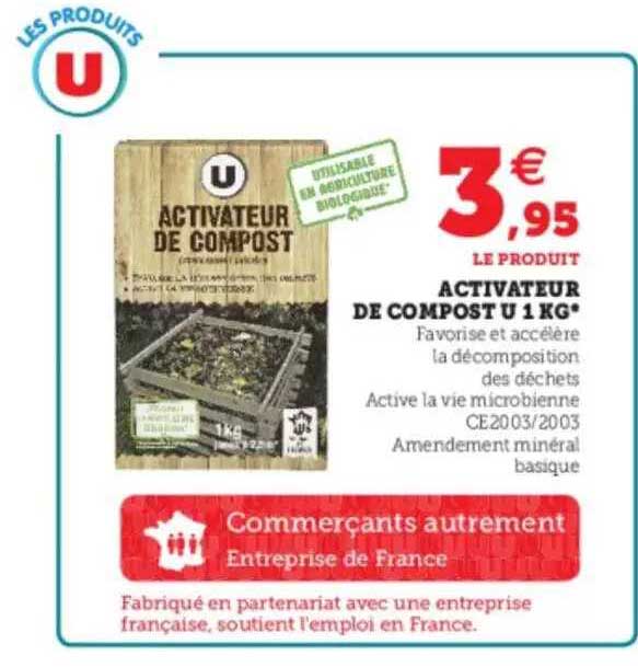 activateur de compost u 1 kg