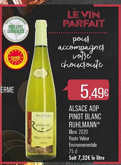 alsace aop pinot blanc rhuhlmann