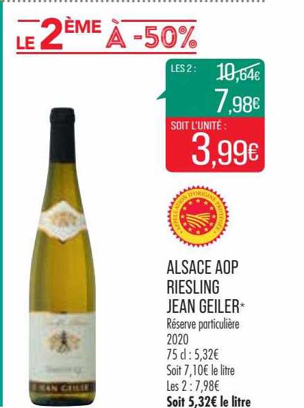 alsace aop riesling jean geiler
