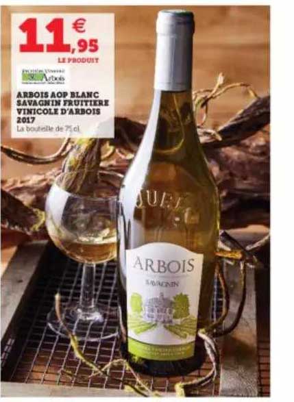 arbois aop blanc savagnin fruitière vinicole d'arbois 2017