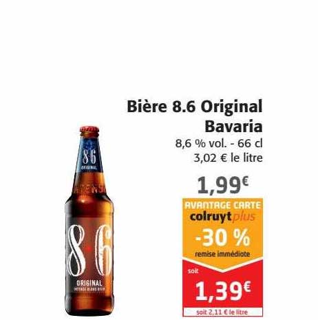 bière 8.6 original bavaria