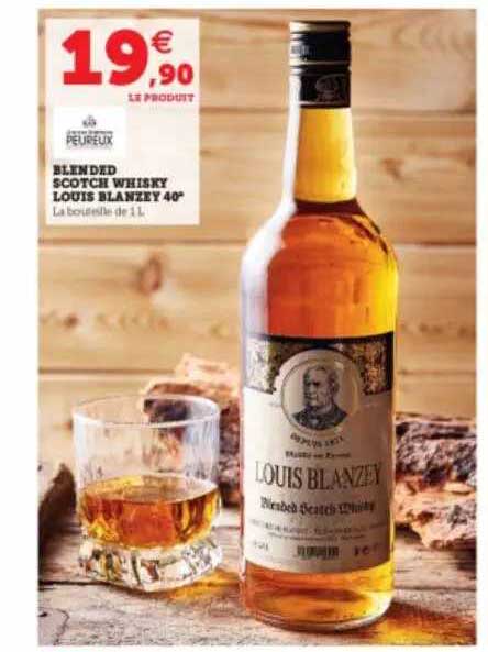 blended scotch whisky louis blanzey 40°