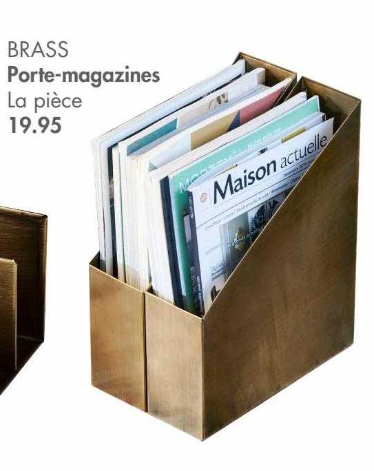 brass porte-magazines