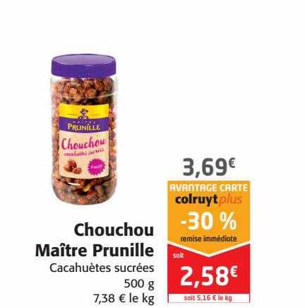 chouchou maître prunille