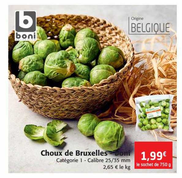 choux de bruxelles - boni