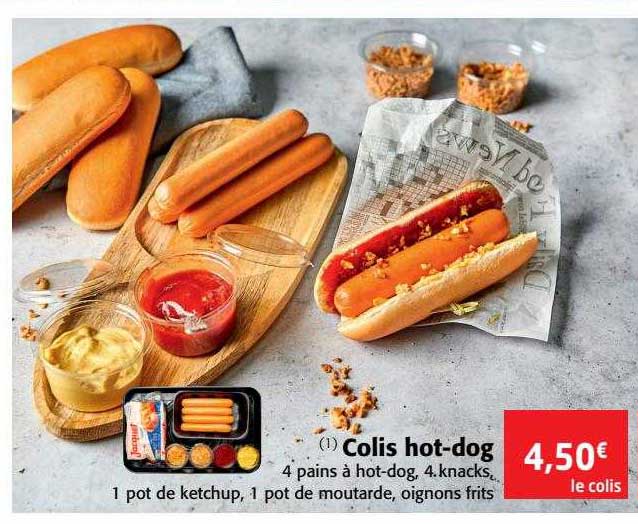 colis hot-dog