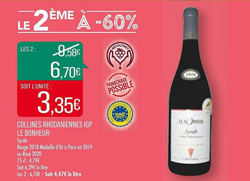 collines rhodaniennes igp le bonheur