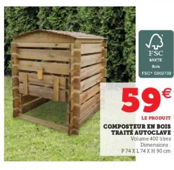 composteur en bois traité autoclave