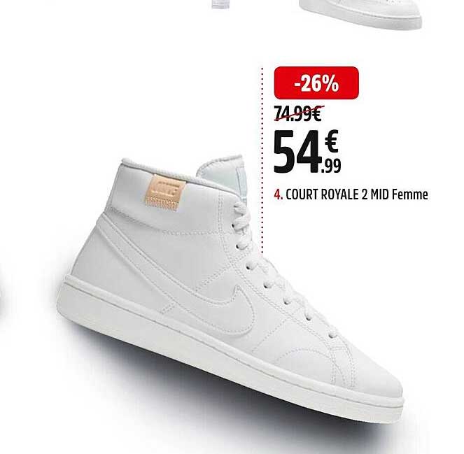 court royale 2 mid femme