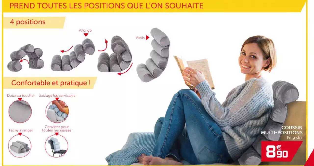 coussin multi-positions