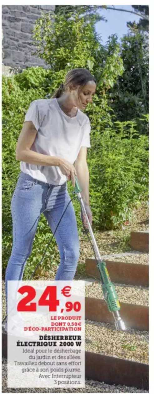 désherbeur électrique 2000 w