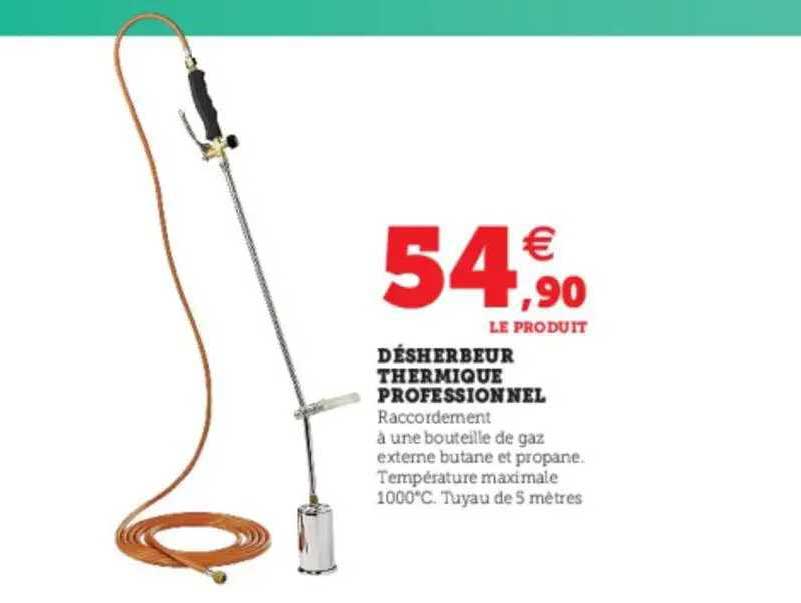 désherbeur thermique professionnel