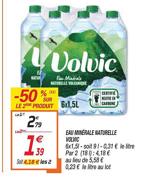 Eau Minérale Naturelle Volvic