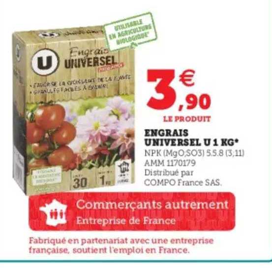 engrais unversel u 1 kg