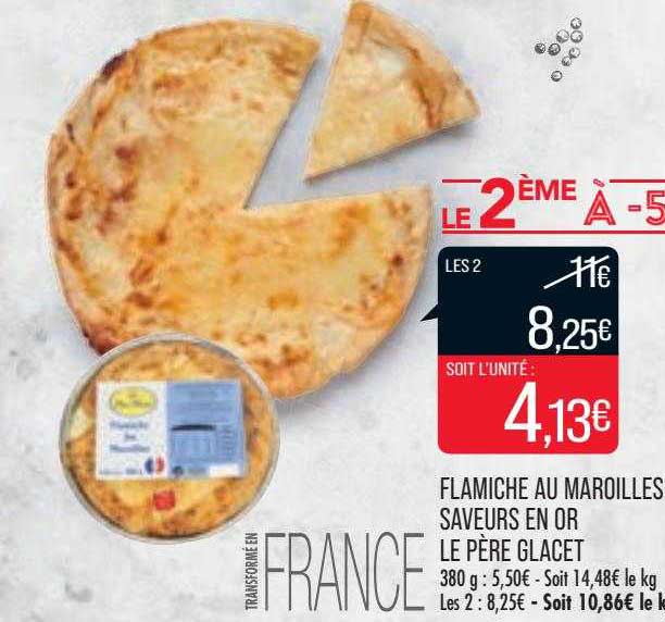 flamiche au maroilles saveurs en or le père glacet
