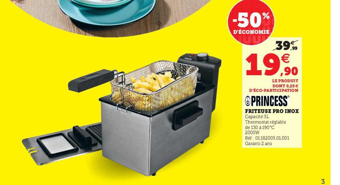 Friteuse Pro Inox Princess