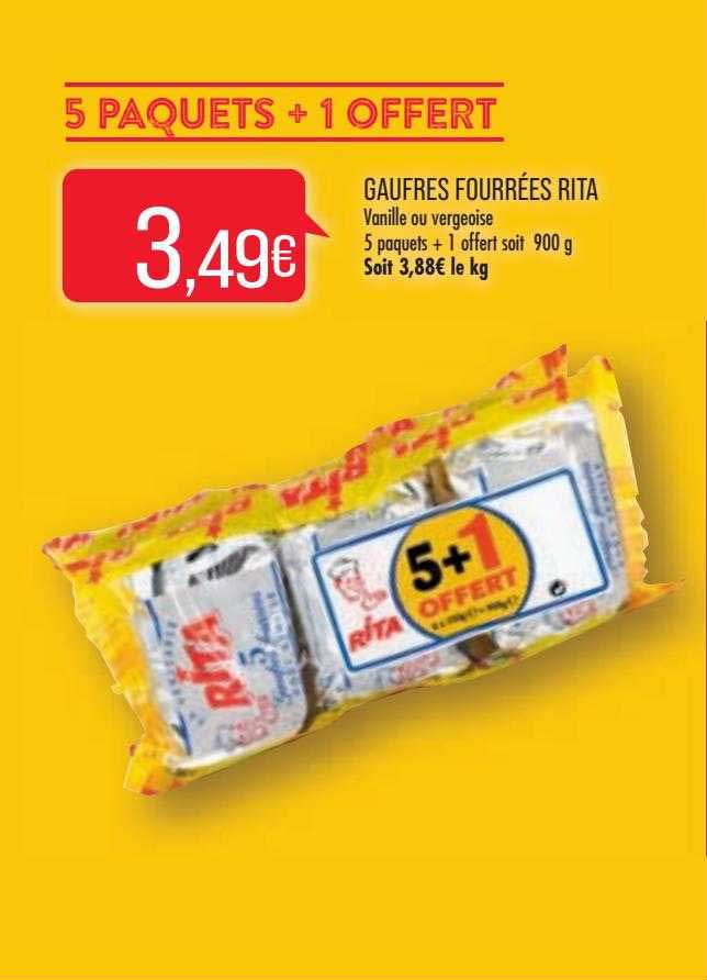 Gaufres Fourrées Rita