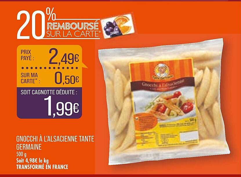 gnocchi à l'alsacienne tante germaine