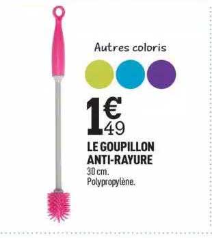 goupillon anti-rayure