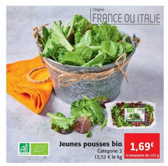jeunes pousses bio