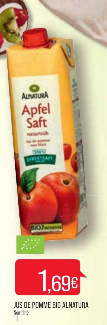 Jus De Pomme Bio Alnatura