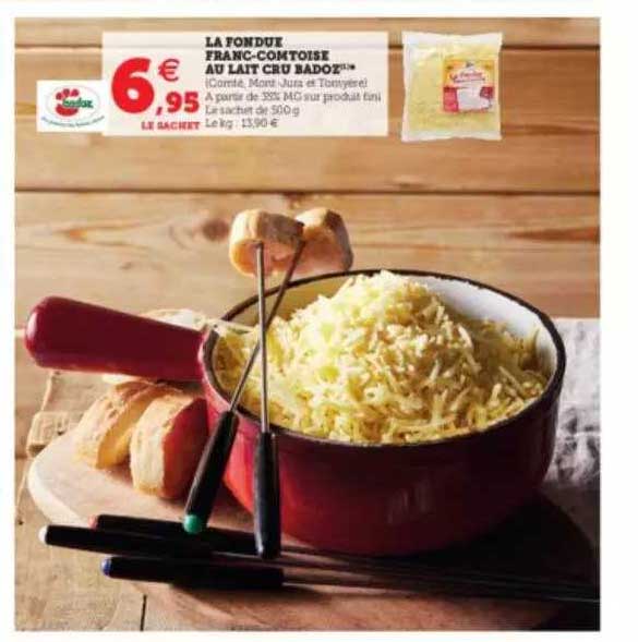 la fondue franc-comtoise au lait cru badoz