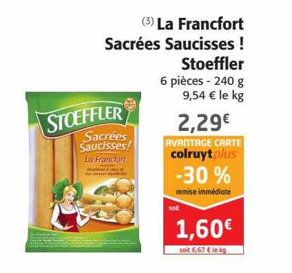 la francfort sacrées saucisses ! stoeffler