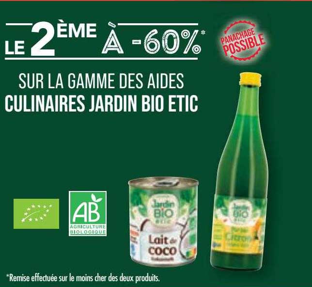 la gamme des aides culinaires jardin bio étic