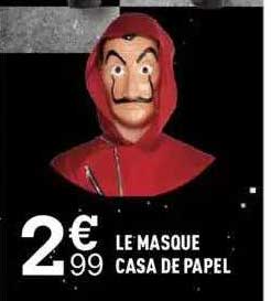le masque casa de papel