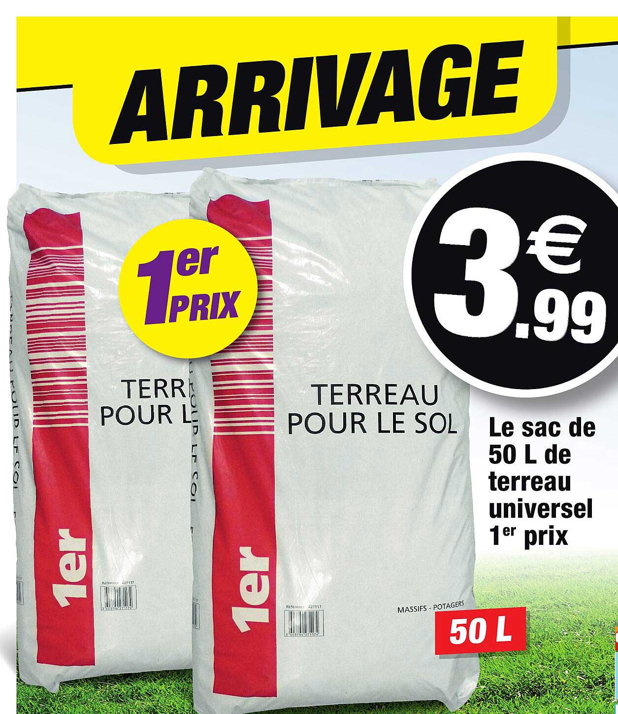 Le Sac De 50 L De Terreau Universel 1er Prix