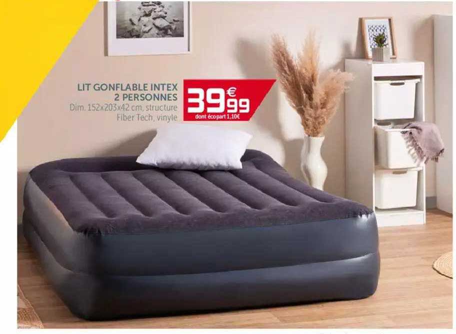 Lit Gonflable Intex 2 Personnes