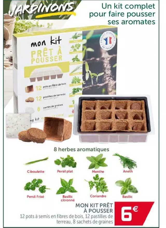 mon kit prêt à pousser