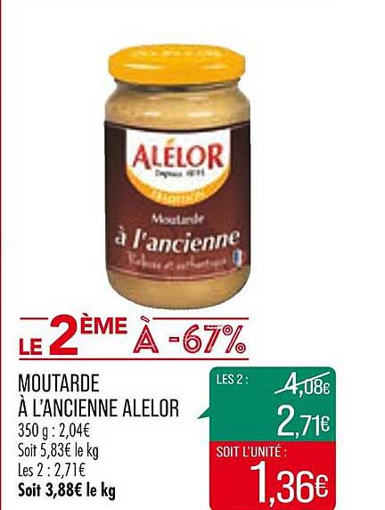 Moutarde à L'ancienne Alelor