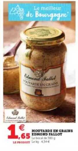 moutarde en grains edmond fallot