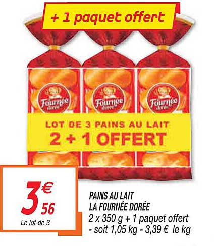 pains au lait la fournée dorée