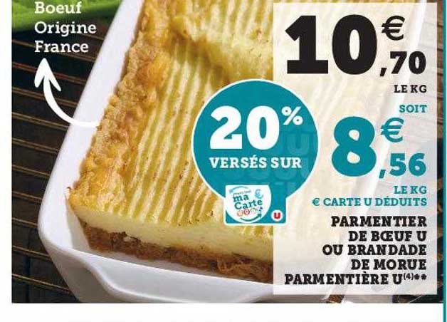 Parmentier De Bœuf U Ou Brandade De Morue Parmentière U
