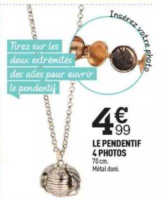 pendentif 4 photos